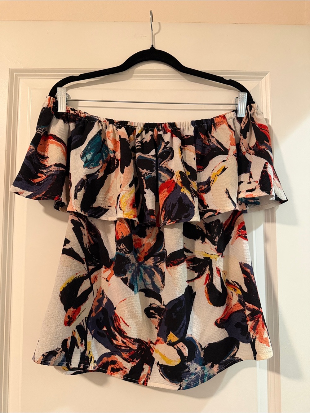 Bar III Off-Shoulder Top